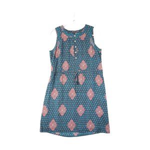 Lucky Brand Woman's Summer Dress Sleeveles Sz Small Lightweight Drawstring Waist